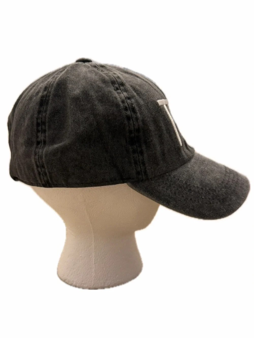 UNISEX TPA DISTRESSED EMBROIDERED DENIM ADJUSTABLE BALL CAP NWOT